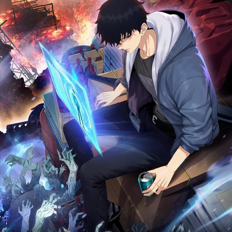 Cover image of The doomsday ruthless man: hoarding trillions of supplies at the beginning