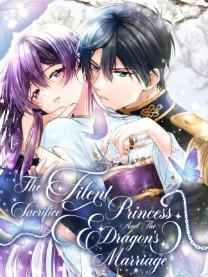 Cover image of The Silent Sacrifice Princess And The Black Dragons Marriage