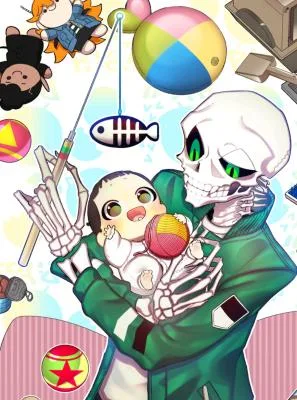 Cover image of The Skeleton Becomes a Cat Dad